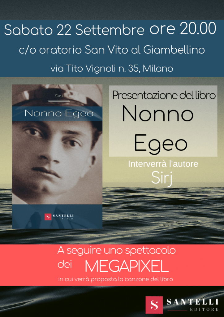 SirJ presenta Nonno Egeo a Milano 22 Settembre