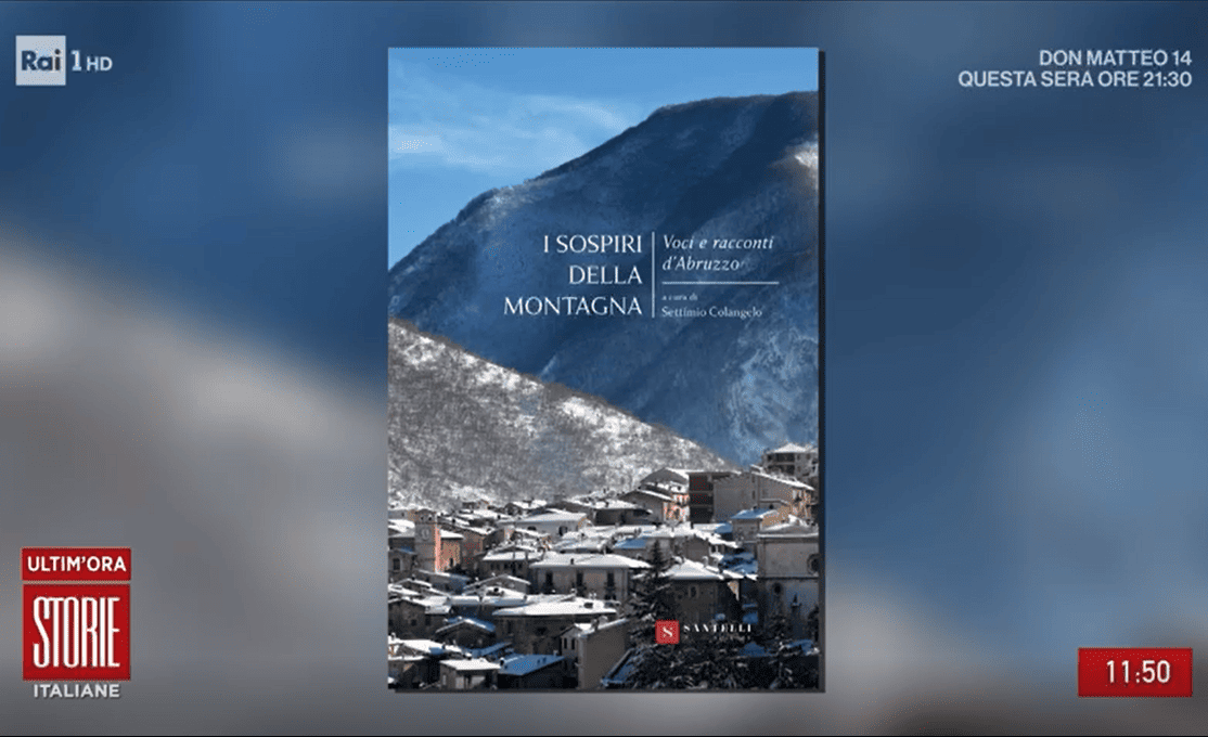 presentazione libro i sospiri della montagna su rai 1